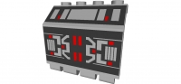 Lego Scharnier 2 x 4 x 3 & 1/3 bedruckt (2582p68)