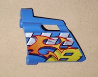 Lego Technik Verkleidungspaneel #23 mit Sticker (44353pb03)