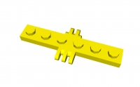 Lego Scharnierplatte 1 x 6 mit seitl. Fingern (4505)