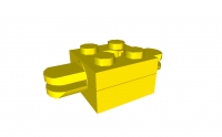 Lego Armhalter Stein  2 x 2 mit 2 Armen (792c03)