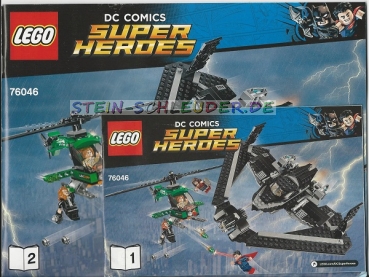 Lego Super Heroes Bauanleitung -Sky High Battle- (76046)