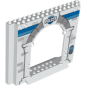 Preview: Lego Wand 4 x 16 x 10 bedruckt (15626pb02)