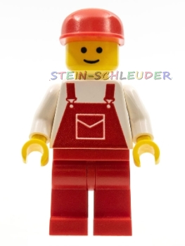 Lego Town Minifigur -Latzhose mit Brief- ((973pb0203c04)
