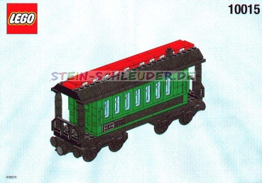 Lego Eisenbahn Anleitung -Passagierwagon- (B_10015)