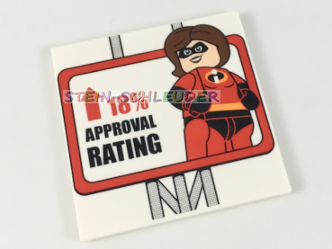 Lego Fliese 6 x 6 bedruckt (10202pb006)