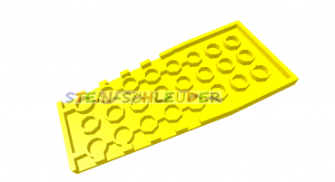 Lego Diagonalplatte 4 x 9 mit Noppenkerben (14181)
