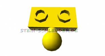 Lego Platte 1 x 2 mit Kugel (14417)