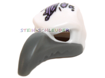 Lego Minifigur Vogelmaske bedruckt (16659pb01)