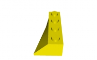 Lego Keilstein 4 x 2 links schräg (43721)