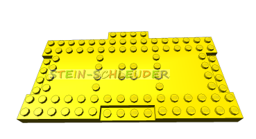 Lego  Stein 16 x 8 x 2/3  mit  Ausschnitten und Platte (18922)