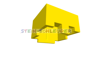 Lego Minecraft Kopf unbedruckt (19730)