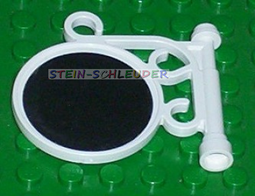 Lego Schild mit Spiegelsticker (2038pb07)