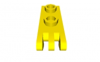 Scharnier 1 x 2 mit 3 Finger und hohlen Noppen (4275b)
