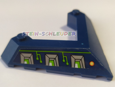 Lego Keilstein 6 x 8 mit Sticker (22390pb03l)