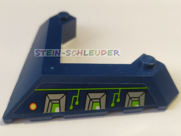 Lego Keilstein 6 x 8 mit Sticker (22390pb03r)