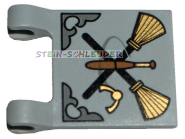 Lego Flagge 2 x 2 bedruckt (2335pb004)