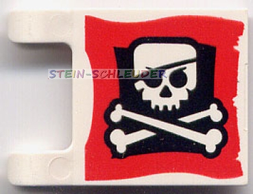 Lego Piratenflagge 2 x 2 (2335pb008)
