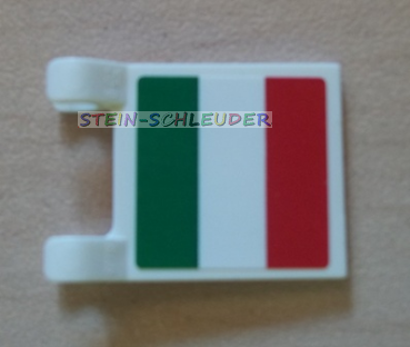 Lego Flagge 2 x 2 mit Sticker (2335pb078)