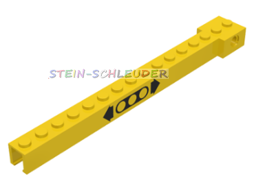 Lego Technik Kranarm bedruckt (2350apb01) - Kopie