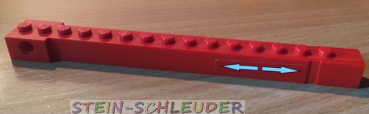 Lego Technik Kranarm mit Kerben und Sticker (2350bpb03)