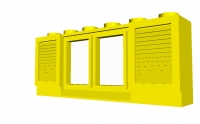 Lego Fenster 1 x 6 x 2 (646bc01)
