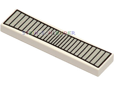 Lego Fliese 1 x 4 bedruckt (2431p12)
