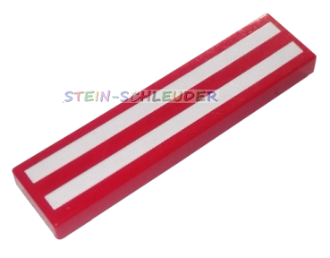 Lego Fliese 1 x 4 bedruckt (2431p51)