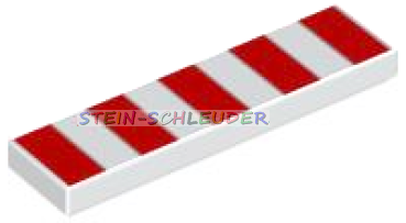 Lego Fliese 1 x 4 bedruckt (2431p79)