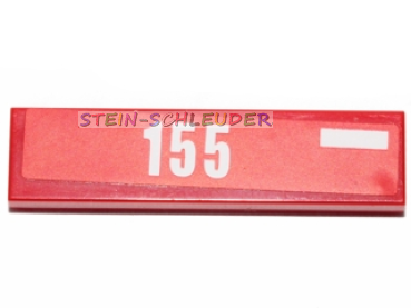 Lego Fliese 1 x 4 mit Sticker (2431pb0344r)