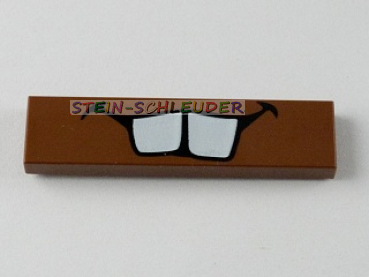 Lego Fliese 1 x 4 bedruckt (2431pb160)