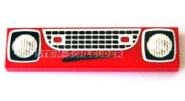 Lego Fliese 1 x 4 bedruckt (2431pb168)