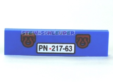 Lego Fliese 1 x 4 bedruckt (2431pb191)