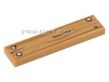 Lego Fliese 1 x 4 bedruckt (2431pb415)