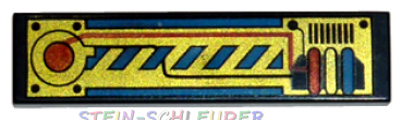 Lego Fliese 1 x 4 bedruckt (2431px10)