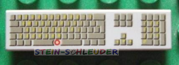 Lego Fliese 1 x 4 bedruckt (2431px15)