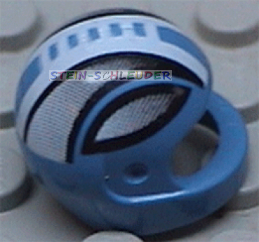 Lego Minifigur Helm bedruckt (2446pb13)