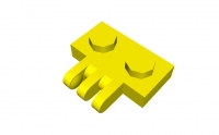 Scharnier 2 x 1 mit 3 Finger (2452)