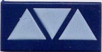 Lego Fliese 1 x 2 bedruckt (3069bpx78)