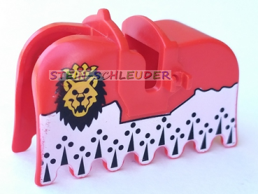 Lego Ritter Pferdedecke (2490pb03)