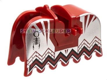 Lego Ritter Pferdedecke (2490pb04)