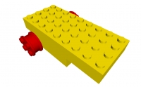 Lego Autobasis mit Rückzugmotor (2574)
