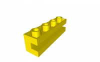 Lego Stein 1 x 4 mit Rille (2653)