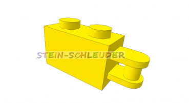 Lego  Stein 1 x 2 mit seitl. Griff (26597)