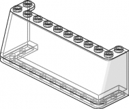 Lego Windschutz 3 x 10 x 3 (2694)