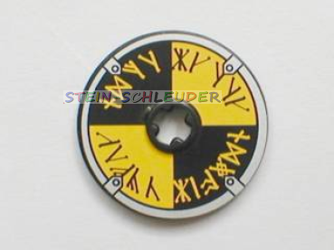 Lego Technik Disc 3 x 3 mit Sticker (2723pb008)