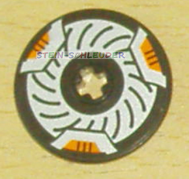 Lego Technik Disc 3 x 3 mit Sticker (2723pb012)