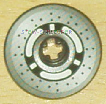 Lego Technik Disc 3 x 3 mit Sticker (2723pb020)