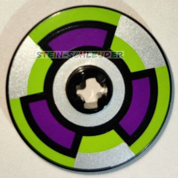 Lego Technik Disc 3 x 3 mit Sticker (2723pb033)