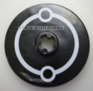 Lego Technik Disc 3 x 3 mit Sticker (2723pb037)