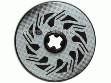 Lego Technik Disc 3 x 3 mit Sticker (2723pb038)